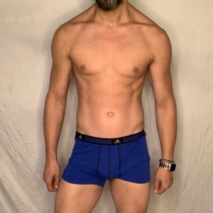 Adidas Cobalt Cotton Boxer Briefs